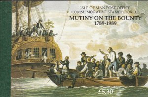 Isle of Man 1989 Prestige Booklet SG #SB20 Mutiny on the Bounty