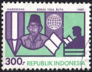 Indonesia SC#1389 300 Rp National Education Day (1989) Used