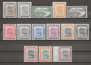 BRUNEI 1947/51 SG 79/92 MNH Cat £160