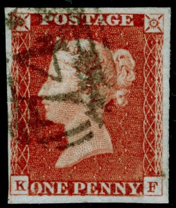 SG8, 1d red-brown, FINE USED. £35. KF 