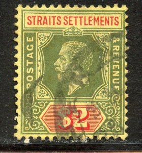 Straits settlements # 166, Used.