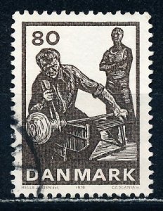 Denmark #594 Single Used