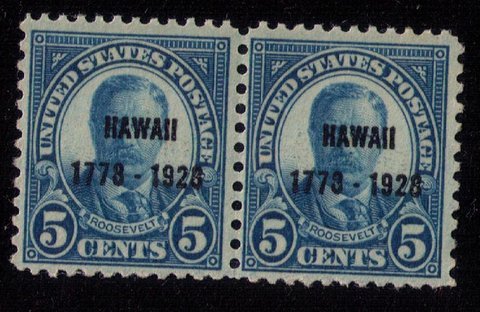 US Scott #648 MNH ,Og Very Fine Vert. Pair CV $45.00