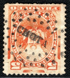 PERU Stamp 5c Superb *CHOTA* PostmarkDotted Oval  Used ex Collection OGREEN76