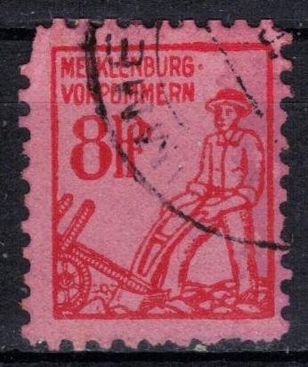 Germany - Russian Zone - Mecklenburg-Vorpommern - Scott 12N4