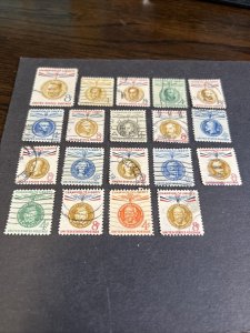 Scott#1096- 1175( Used )1958-61 Champions of Liberty Complete 19-Stamp Set-US