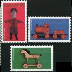 CANADA 1979 - Scott# 839-41 Christmas-Toys Set of 3 NH