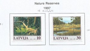 LATVIA - 1997 - Nature Reserves - Perf 2v Set - Mint Lightly Hinged