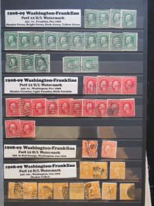 USA 1908-20 Washington Franklin Collection, Accumulation 29 images