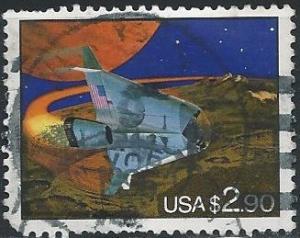 US 2543 (used on paper) $2.40 futuristic space shuttle