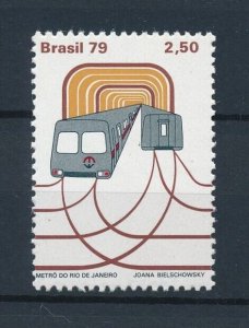 [113964] Brazil 1979 Railway trains Eisenbahn Underground  MNH