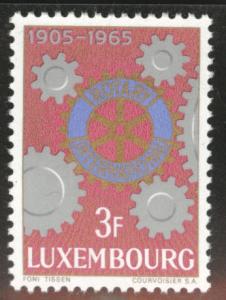 Luxembourg Scott 417 MNH** 1965 Rotary Intl. stamp