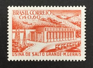 Brazil 1956 #832, Salto Grande Hydro Dam, MNH.