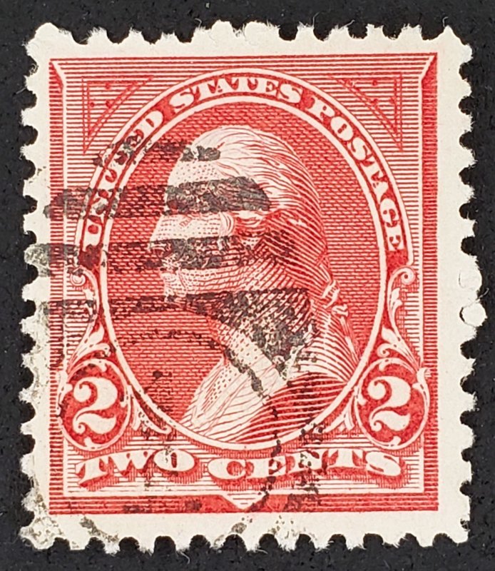 United States, Scott #250, F-VF used, tiny thin