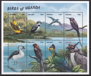 Uganda, Fauna, Birds / MNH / 1999