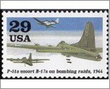 USA 1994 Used SC2838b P-51s Escorts B-17s on bombing raids Multicol*STOCK IMAGE*