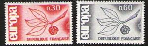 France #1131-32, Europa issue 1965, Mint NH Cat. $ .75