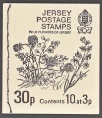 Jersey SG#13a Booklet MNH Wild Flowers