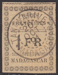 Madagascar 12 Used SON Cancel (see Details) CV $300.00