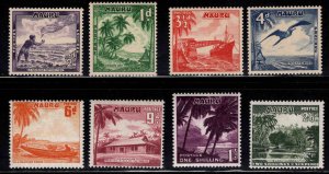 NAURU Scott 39-46 MNH** 1954 short set 8/9