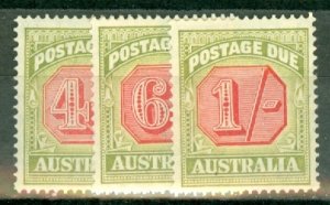 IW: Australia J64-70 mint most NH (J67 mint) CV $375; scan shows only a few