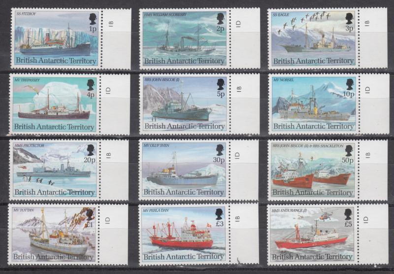 British Antarctic Territory    #202-13   mnh   cat $77.50