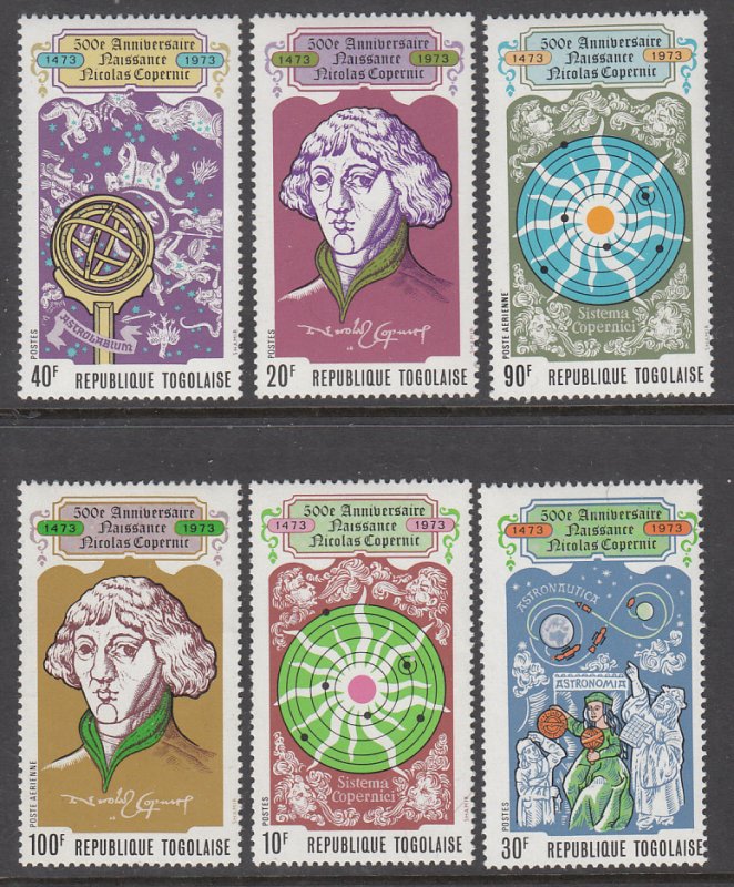 Togo 842-845,C200-C201 Copernicus MNH VF