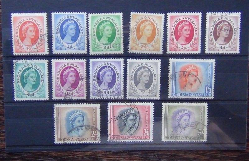 Rhodesia & Nyasaland 1954 to 5s Used