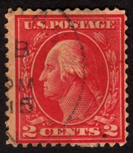 1912, US, 2c, George Washington, Used, Sc 406