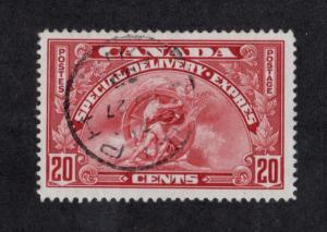 CANADA Sc# E6 Used FVF Hermes Wheel Special Delivery