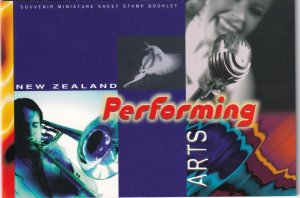 NEW ZEALAND 1998 PERFORMING ARTS PRESTIGER BOOKLET MUSIC POST OFFICE FRESH