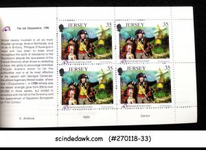 JERSEY - 1989 FRENCH REVOLUTION BICENTENNIAL - STAMPBOOKLET ( 6 PANES)