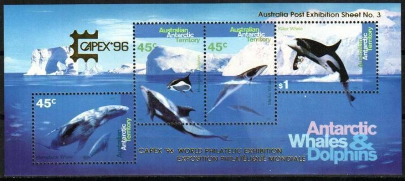 Australian Antarctic Territory Stamp L97c - Whales and Dolphins