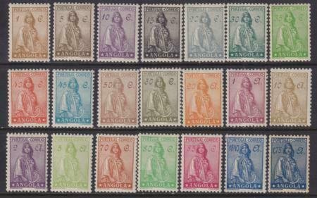 Angola 132-1946 SC 243-262 MLH Set RARE