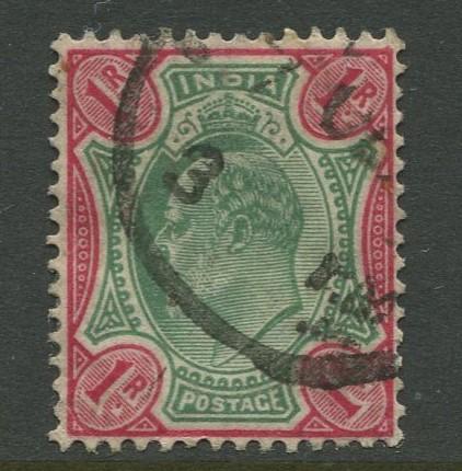 STAMP STATION PERTH India #70 KEVII Definitive Issue Used CV$1.00