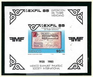 Mexico 1385 MNH SS MEXFIL 85 [D5]