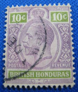 BRITISH HONDURAS 1913  -  SCOTT # 79  USED     (b24)