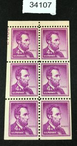 MOMEN: US STAMPS #1036a MINT OG NH PLATE BLOCK LOT #34107