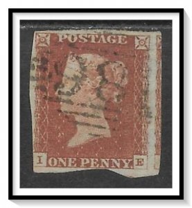 Great Britain #3 (IE) Penny Red Used