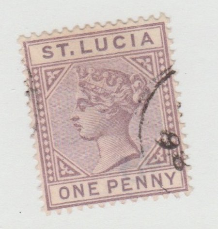 St. Lucia Scott #29 Stamp - Used Single - XYZ