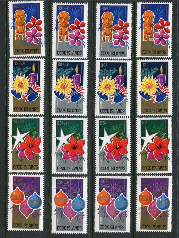 Cook Islands Scott 537-540,B76-B79,C16-C19,CB1-CB4 MNH** set