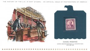 THE HISTORY OF THE U.S. IN MINT STAMPS DANIEL WEBSTER