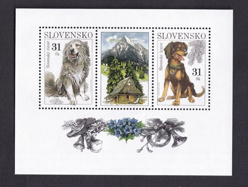 Slovakia   #517  MNH 2007  sheet dogs