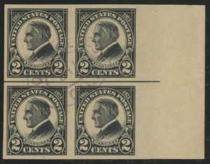 United States #611  Multiple