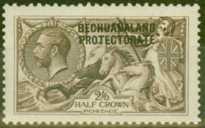 Bechuanaland 1915 2s6d Dp Sepia Brown SG83 Waterlow Fine Mtd Mint