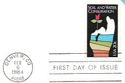 US 2074 FDC  Postal Commemorative Society. Soil & Water Conservation