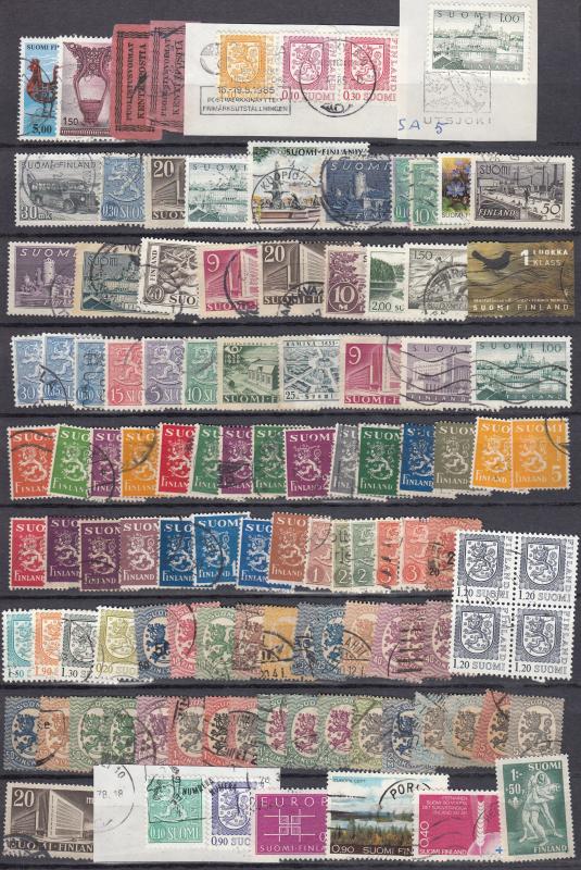 Finland - small stamp collection - (2409)