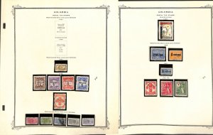 Columbia Stamp Collection on 46 Scott Specialty Pages, 1865-1969 BOB Region (CD)