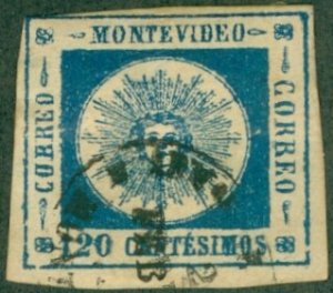 URUGUAY 10 USED (RL) 8463 CV $30.00 BIN $15.00