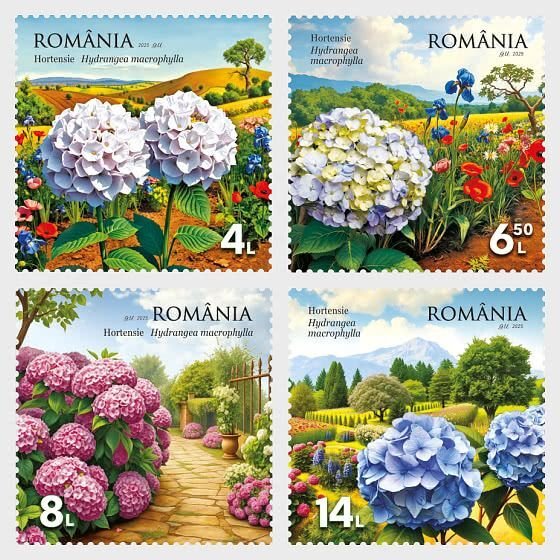 Romania / Roemenië - Postfris/MNH - Complete set Flowers 2025